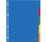 Kangaro A405FM A4 Divider 23 Holes 5 Tabs + Window Assorted PP