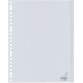 Intercalaire Kangaro G405FM A4 23 perforations 5 onglets + fenêtre PP gris