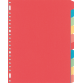 Intercalaire Kangaro PE410M A4 23 perforations 10 onglets carton assorti