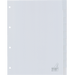 Intercalaire Kangaro G410F A4 4 perforations 10 onglets + fenètre PP gris