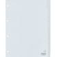 Intercalaire Kangaro G412F A4 4 perforations 12 onglets + fenêtre PP gris