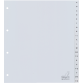 Intercalaire Kangaro G420AZ-B A4 4 perforations 20 onglets A-Z Large PP gris