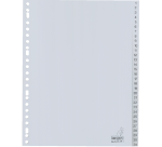 Intercalaire Kangaro G431CM A4 23 perforations numéro 1-31 PP gris