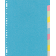Intercalaire Kangaro RY410M A4 23 perforations 10 onglets carton assorti