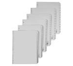 Intercalaire Kangaro G415C A4 4 perforations numéro 1-15 PP gris