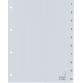 Intercalaire Kangaro G410C A4 4 perforations numéro 1-10 PP gris