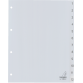 Intercalaire Kangaro G412C A4 4 perforations numéro 1-12 PP gris