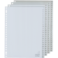 Intercalaire Kangaro G4100CM A4 23 perforations numéro 1-100 PP gris
