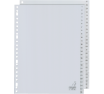 Kangaro G452CM A4 Divider 23 Holes Number 1-52 PP Gray