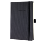 Notitieboek Sigel Conceptum Pure A6 194blz 80gr lijn zwart
