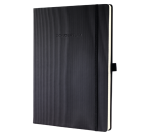 Carnet de notes Sigel Conceptum Pure A4 ligné noir