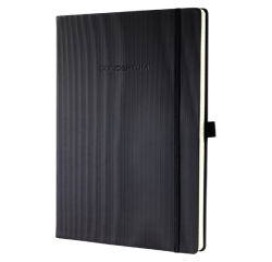 Carnet de notes Sigel Conceptum Pure A4 ligné noir