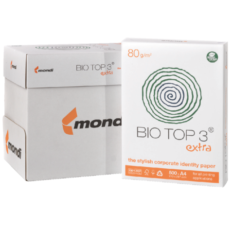 Kopieerpapier BioTop 3 A4 80gr naturel 500vel