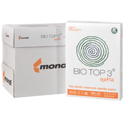 Papier copieur Bio Top 3 A4 80g naturel 500 feuilles