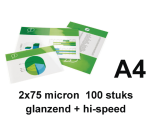 GBC A4 Highspeed Laminating Pouch 2x75mic 100 pieces