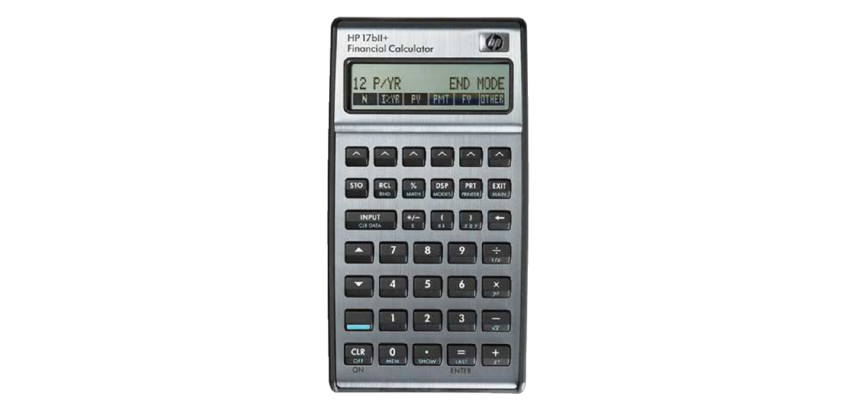 HP 17BII+ Rechner auf Niederländisch