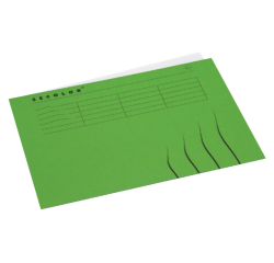Secolor A4 Folder 100% Recycled Cardboard 250g Green