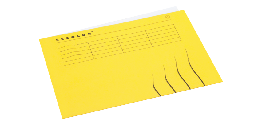 Secolor Shirt A4 100% Recycled Cardboard 250g Yellow