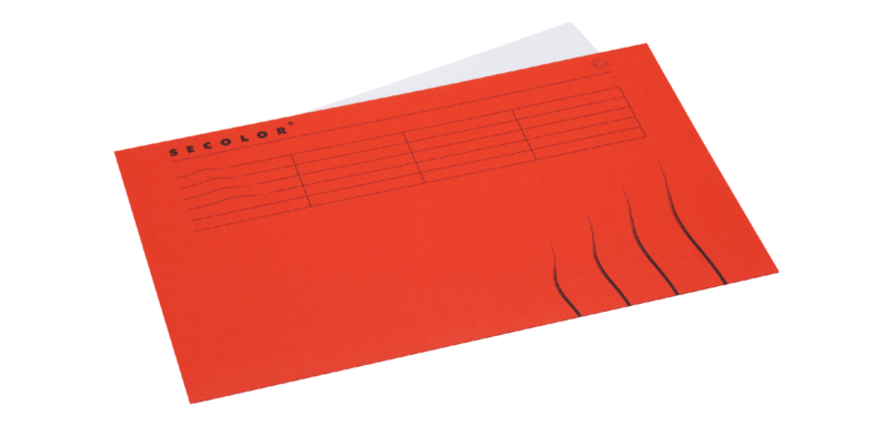 Secolor Folder Folio 100% Recycled Cardboard 250g Red