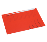 Secolor A4 shirt large tab 100% recycled cardboard 250g red