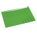 Secolor A4 Folder Large Tab 100% Recycled Cardboard 250g Green