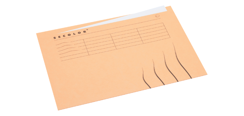 Secolor A4 Shirt, large tab, 100% recycled cardboard 250g beige