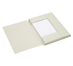 Dossiermap Secolor A4 3 kleppen 100% gerecycled karton 250 gr grijs