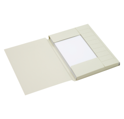 Chemise Secolor A4 3 rabats carton 100% recyclé 250g gris