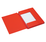 Secolor A4 Folder 3 Flaps 100% Recycled Cardboard 250g Red