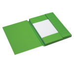 Chemise Secolor A4 3 rabats carton 100% recyclé 250g vert