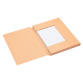 Chemise Secolor A4 3 rabats 100% carton recyclé 250g chamois