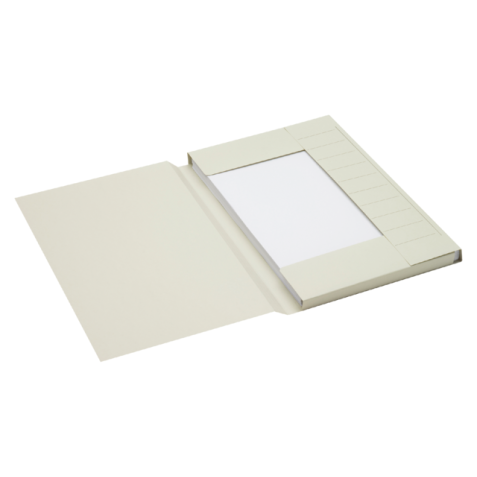 Chemise Secolor Folio 3 rabats 100% carton recyclé 250g gris