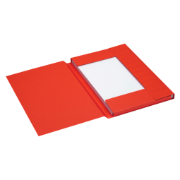 Jalema Secolor chemise de classement pour ft folio en carton, rouge, paquet de 25 pièces