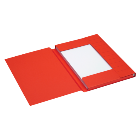 Jalema Secolor chemise de classement pour ft folio en carton, rouge, paquet de 25 pièces