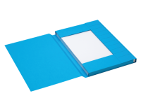 Chemise Secolor Folio 3 rabats carton 100% recyclé 250g bleu