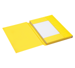 Secolor Folder Folio 3 flaps 100% recycled cardboard 250g yellow