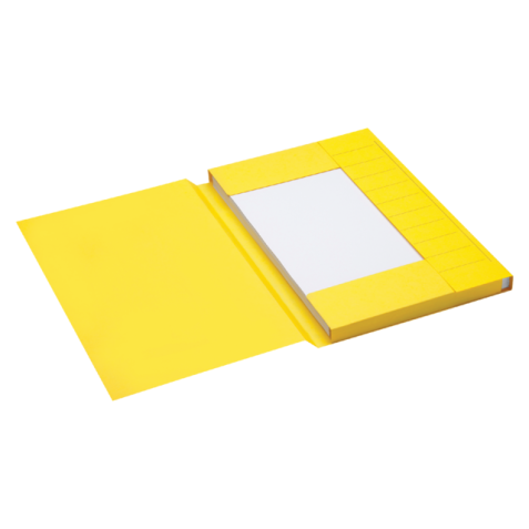 Chemise Secolor Folio 3 rabats 100% carton recyclé 250g jaune