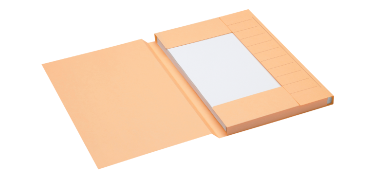 Secolor Folder Letter Size 3 flaps 100% recycled cardboard 250g buff