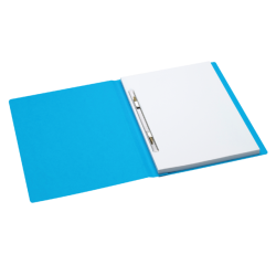 Chemise à lamelle coulissante Secolor A4 carton 100% recyclé 250g bleu