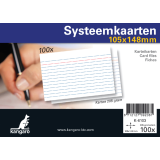 Systeemkaarten A6 105x148mm 100 stuks