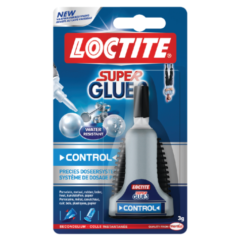 Secondelijm Loctite Control tube 3gram op blister