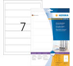 Rugetiket HERMA 8620 smal 38x192mm zelfklevend wit