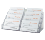 Boîte à cartes de visite Sigel VA138 8 compartiments transparent