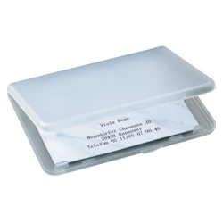 Porte-cartes de visite Sigel VA140 15 cartes plastique transparent