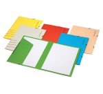 Chemise à élastique Secolor Folio carton 100% recyclé 250g rouge