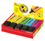 Markeerstift STABILO BOSS Original 70/10 assorti 4 kleuren doos à 10 stuks