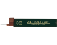 Mine Faber-Castell HB 0,5mm Super-polymer tube 12 mines