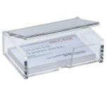 Boîte à cartes de visite Sigel VA112 80 cartes acryl translucide