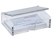 Boîte à cartes de visite Sigel VA112 80 cartes acryl translucide