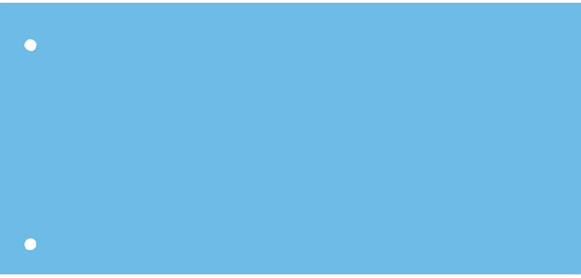 Bande de séparation Qbasic 240x105mm bleu 50 feuilles